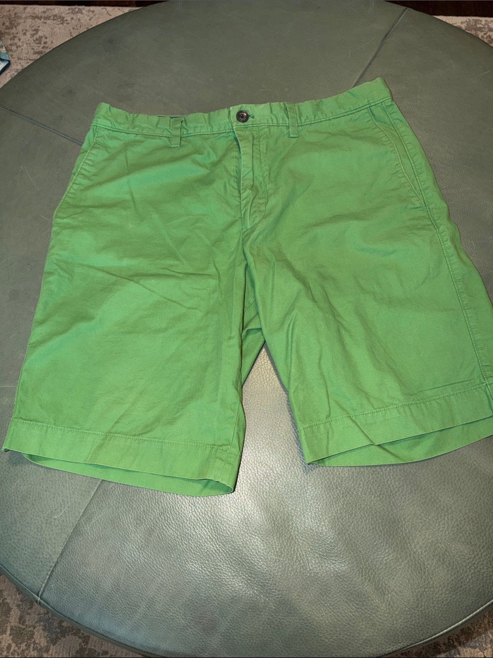 Banana Republic Bright Green Flat Front Men's Shorts